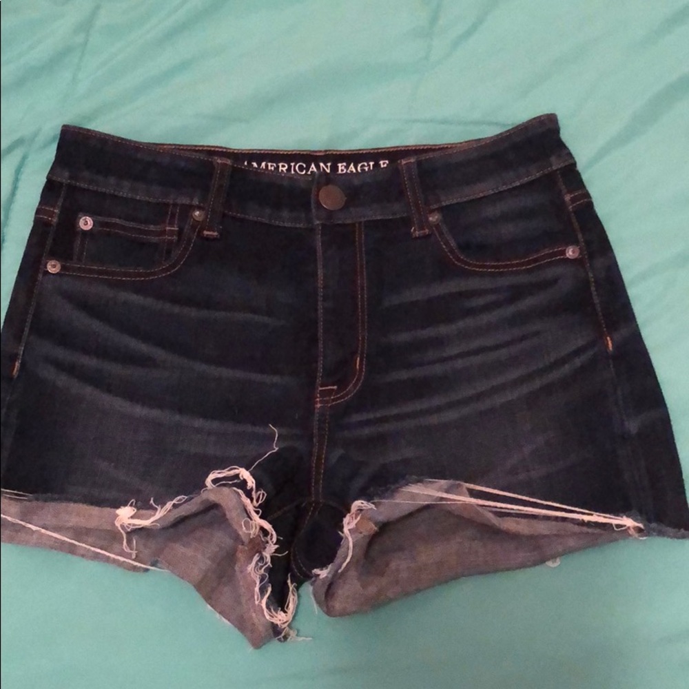 American Eagle Denim 360 Stretch High-Rise Shorts